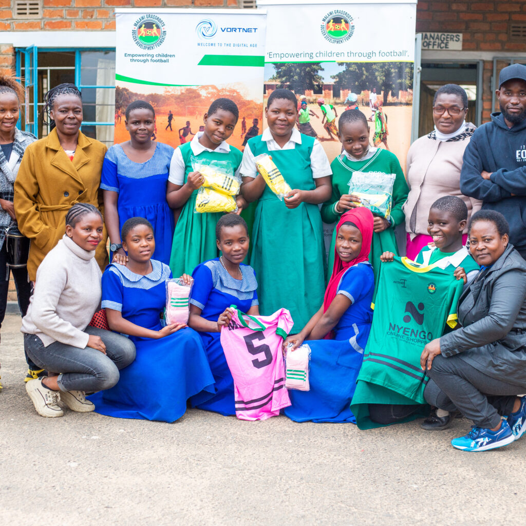 VORTNET DRESSES TWO SCHOOL TEAMS IN BLANTYRE